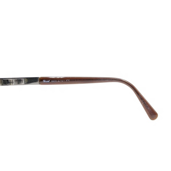 Persol 2079-S 513/48 Gunmetal Silver Brown Sunglasses Gray Lens 54-18 135 Italy - Picture 9 of 12